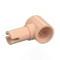 Technic Pin Connector Hub with 1 Pin with Friction Ridges Lengthwise [Centered Friction Ridge]