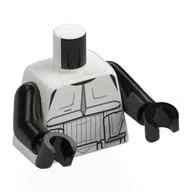 Torso, Scout Trooper Armor Print, Black Arms and Hands