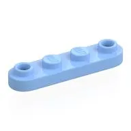 Plate Special 1 x 4 Rounded with 2 Open Studs