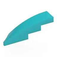 Brick Wedged, Curved 1 x 4 with Stud Notch Right