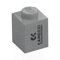 Brick 1 x 1 with Black 'CAMOZZI' print