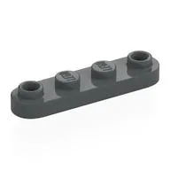 Plate Special 1 x 4 Rounded with 2 Open Studs