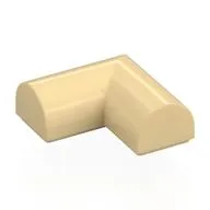 Brick Curved 2 x 2 x 2/3 Double, Corner, No Studs