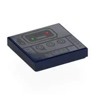 Tile 2 x 2 with GONK Droid Panel print