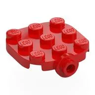 Plate Round Corners 3 x 3 with Side Stud