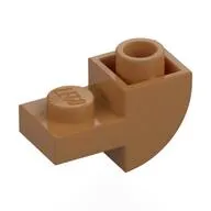 Brick Curved Inverted 1 x 2 with 1 x 1 Cutouts