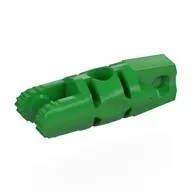 Hinge Cylinder 1 x 3 Locking with 1 Finger and 2 Fingers On Ends, with Hole, 7 Teeth