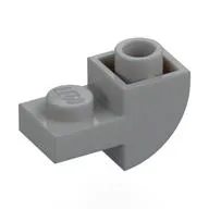 Brick Curved Inverted 1 x 2 with 1 x 1 Cutouts