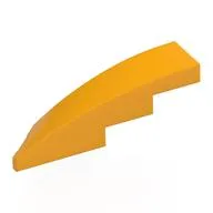 Brick Wedged, Curved 1 x 4 with Stud Notch Right