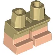 Legs Short with Light Nougat Feet Pattern [Multi Color Injection]