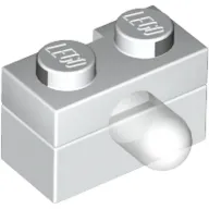 Light Brick 1 x 2 with Single Side Light