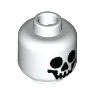 Minifig Head Skeleton, Standard Skull Print