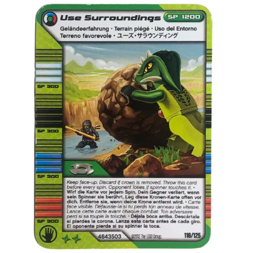 Trading Card, Ninjago Deck #2: 116 - Use Surroundings - International Version