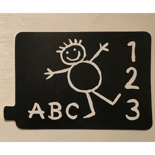 Duplo Slide Chalk Board Print