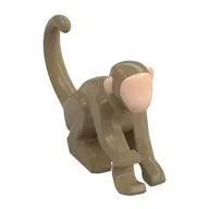 Animal, Monkey / Ape / Orangutan, One Arm Out with Light Nougat Face Pattern