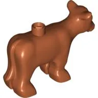 Duplo Animal Cow (Calf) Baby with Black Eyes Print