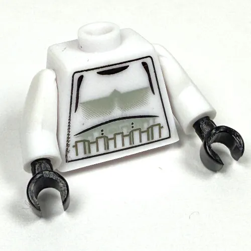 Pen Bead, Minifigure Torso with Armor, Stormtrooper Print