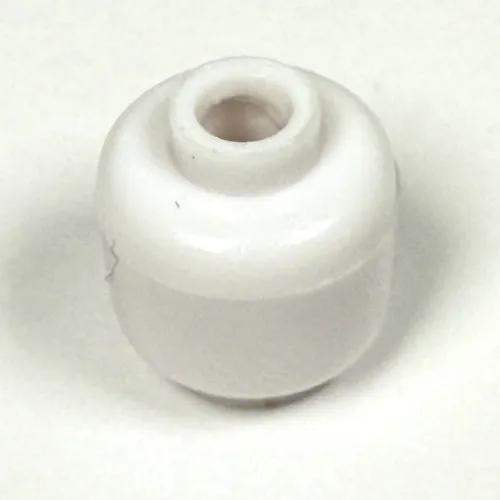Pen Bead, Round Small, Curved Edges / Cylinder with Minifig Head with Darth Vader Print