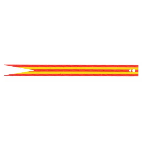 Banner, Long 19 x 2 with Red, Yellow, Red, Yellow, Red Print