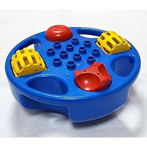 Duplo Rattle Float, with 2 Yellow Wheels and 2 Red Knobs