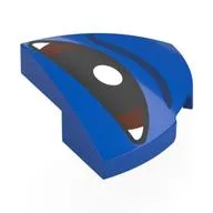 Brick Round Corner, Curved 2 x 2 x 2/3 Quarter Circle with Black/Dark Brown Eye, White Pupil, Left print