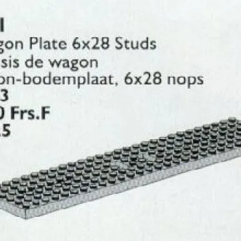 Wagon Plate 6 x 28