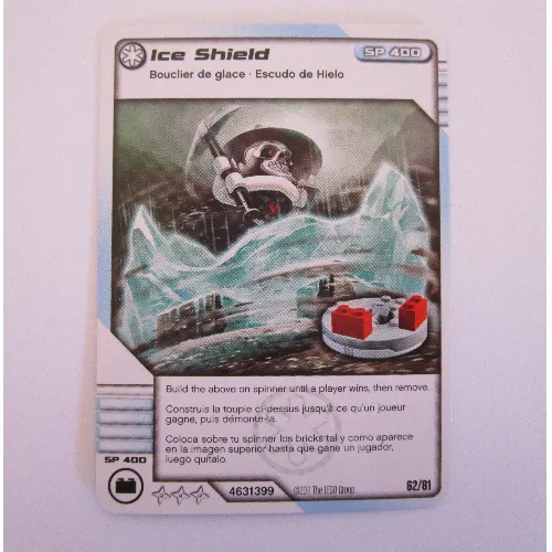 Trading Card, Ninjago Deck #1: 62 - Ice Shield - International Version