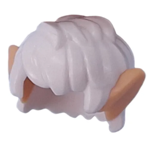 Hair Short Curly with Warm Tan Elf Ears pattern