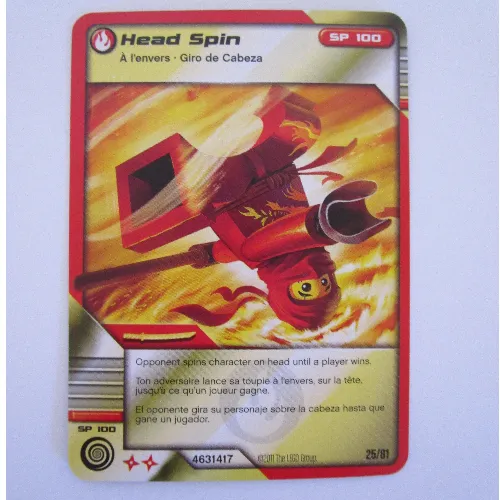 Trading Card, Ninjago Deck #1: 25 - Head Spin - International Version