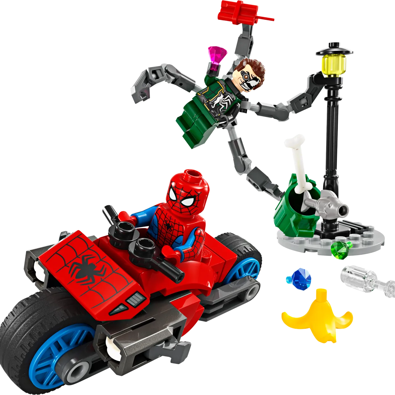 Motorcycle Chase: Spider-Man vs. Doc Ock