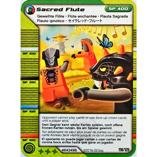 Trading Card, Ninjago Deck #2: 118 - Sacred Flute - International Version