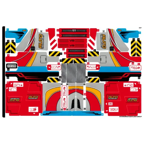 Sticker Sheet for Set 42098-1