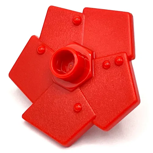 Duplo Plant Flower Metal Design with 5 Petals (Little Robots)