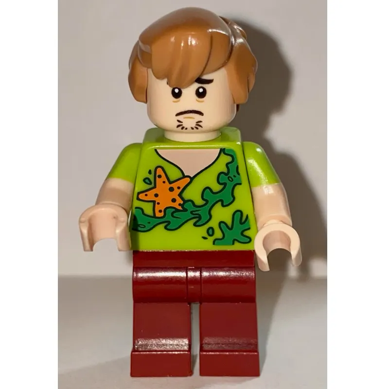 Shaggy Rogers with Starfish and Seaweed on Shirt