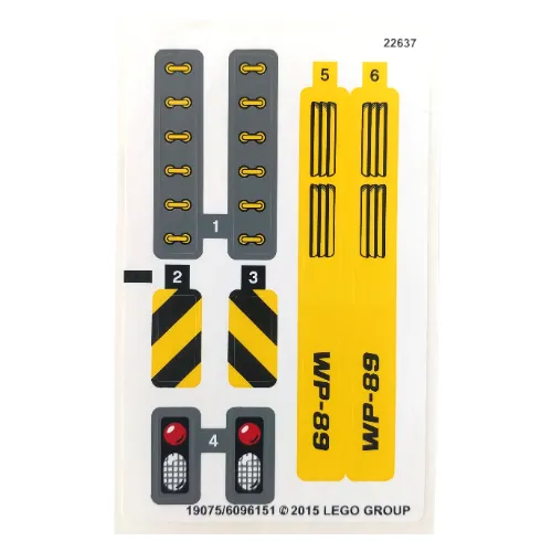 Sticker Sheet for Set 42035-1