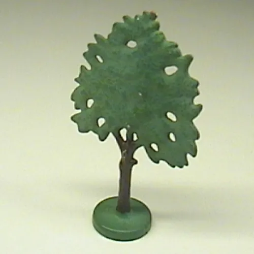 Plant, Tree Flat Oak painted with hollow base
