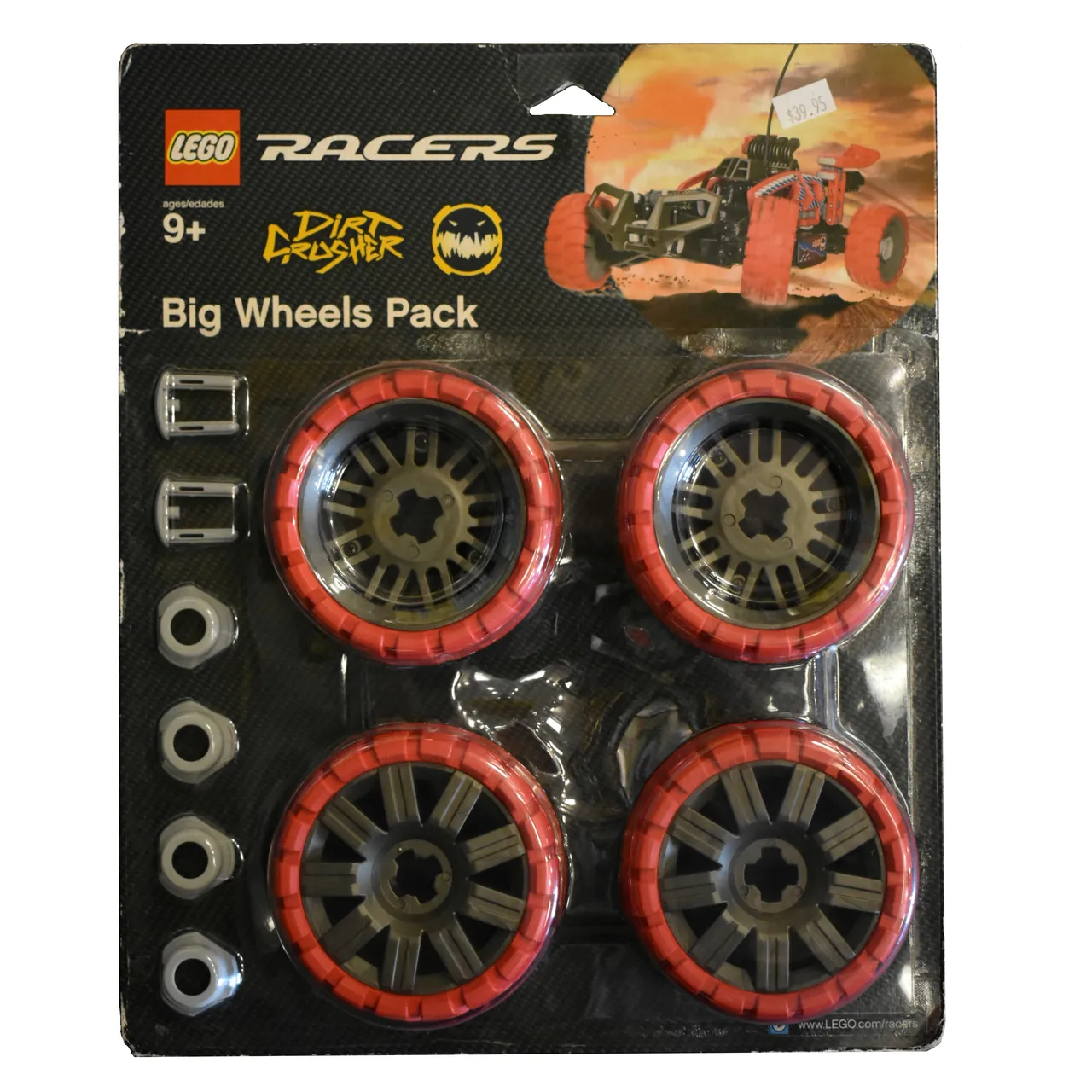 Big Wheels Pack Dirt Crusher (Red)