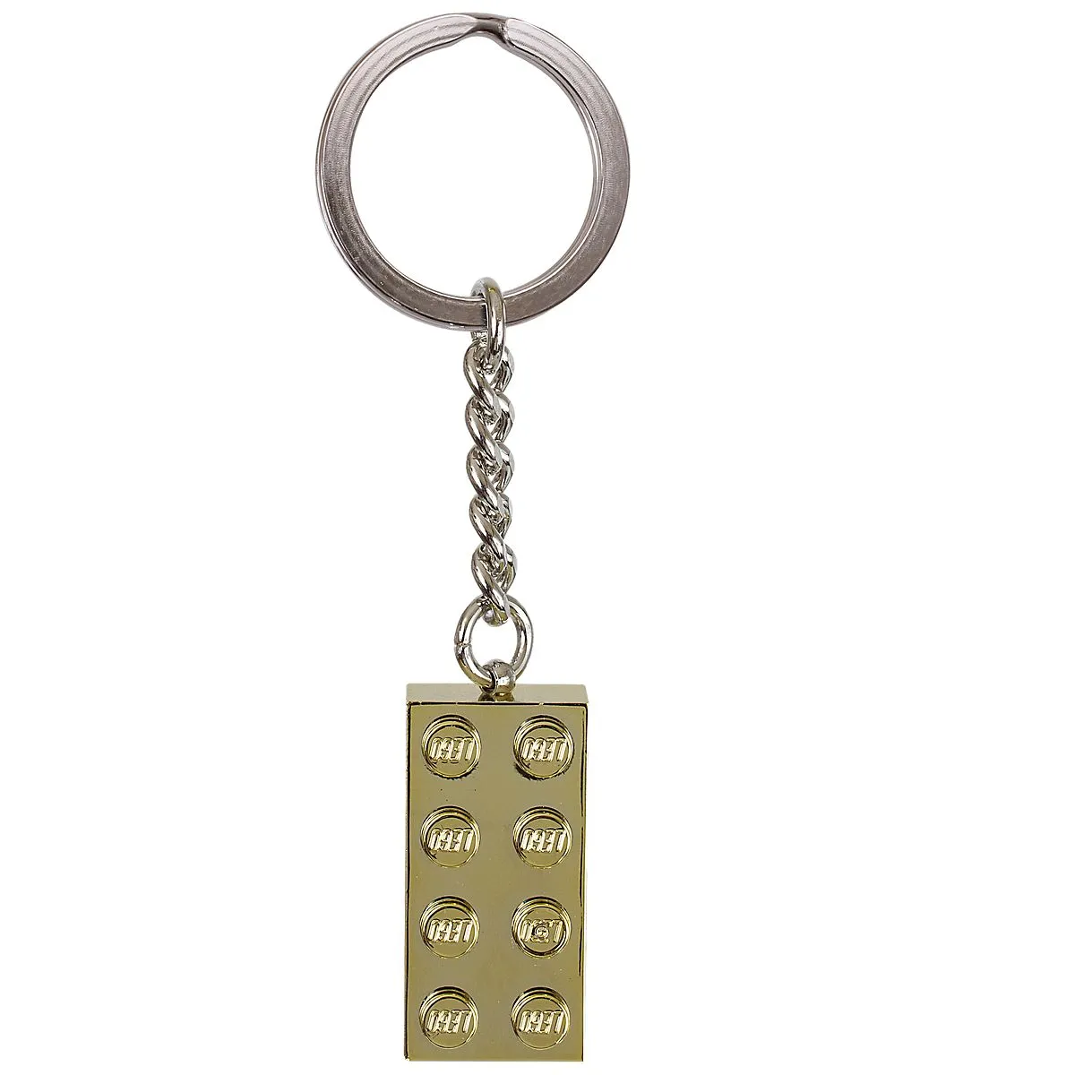 Chrome Gold Brick Key Chain