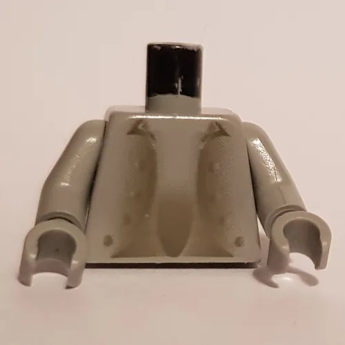 Torso Open Jacket Print (Peeves) Light Gray Arms and Hands