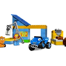 Scrambler and Dizzy at Bob's Workshop