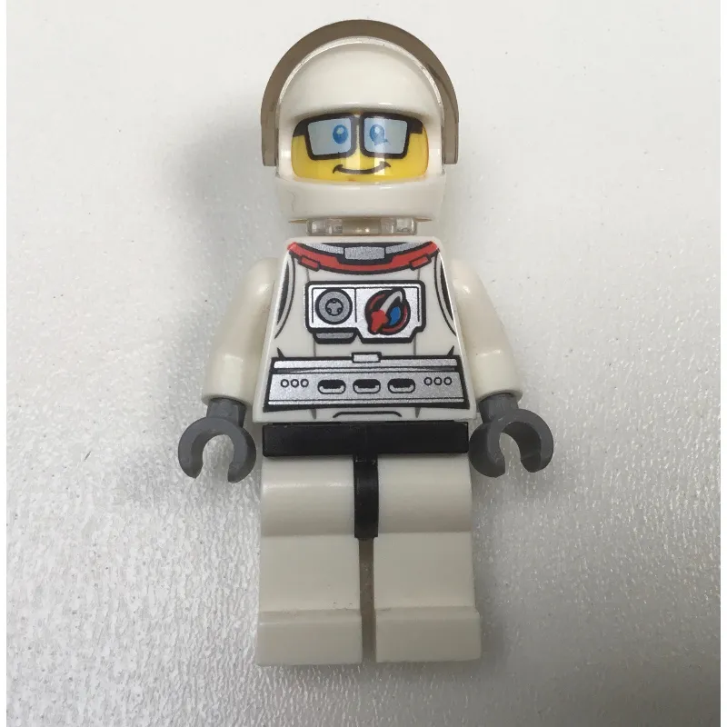 Astronaut - White Torso and Legs, Neck Bracket, Glasses