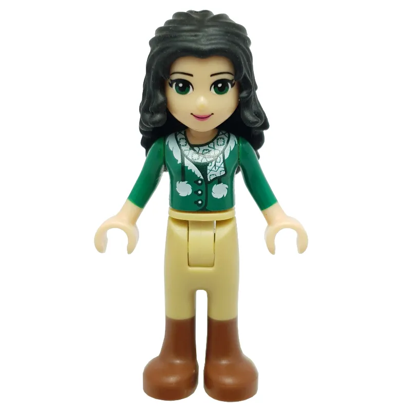 Emma - Green Jacket, Tan Trousers