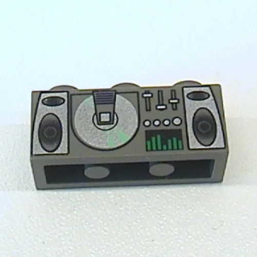 Brick 1 x 3 with Radio and CD Player Print