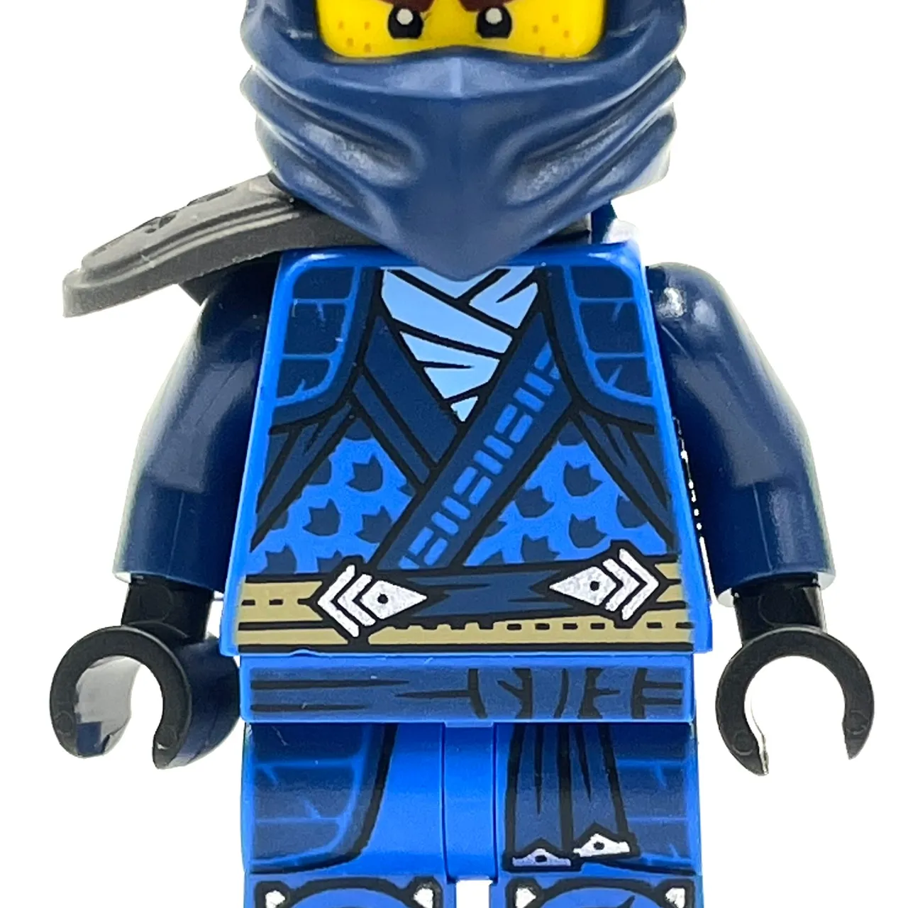 Jay, Crystalized Robes, Pearl Dark Gray Shoulder Guard