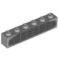 Brick 1 x 6 with Car Grill print
