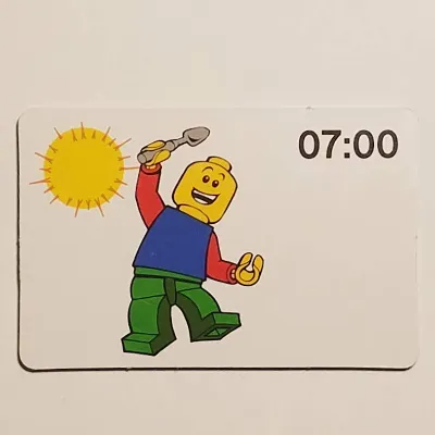 Activity Card, Time-Teaching 24-Hour Clock 07:00