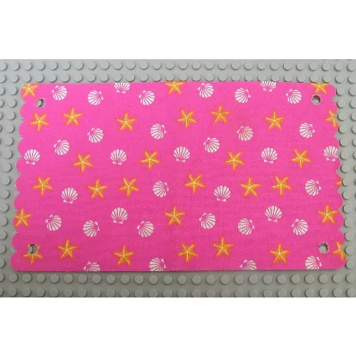 Belville, Tent Cover with Starfish and Clams Print