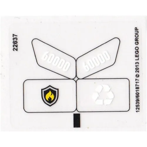 Sticker Sheet for Set 60000-1