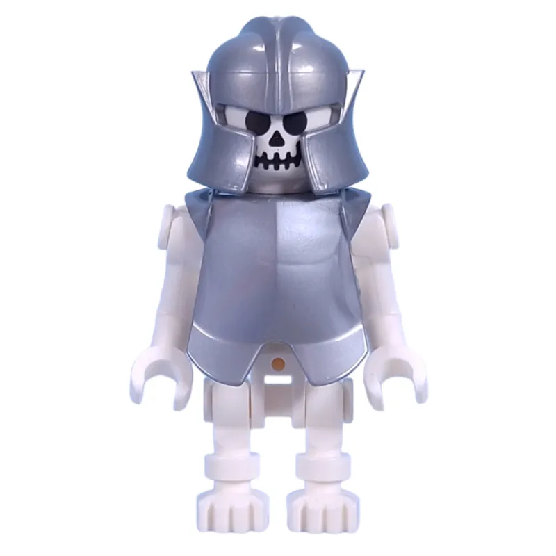Skeleton, Standard Face, Bent Arms, Vertical Hand Clips, 78132 Torso, Armor