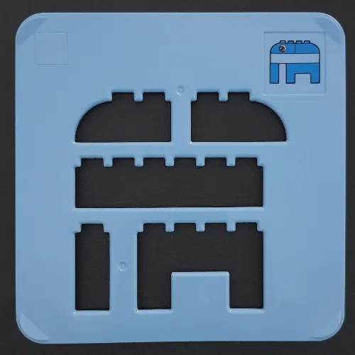 Duplo Playmat, Sorting Template - Elephant